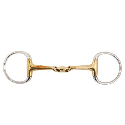 Imagen de BR Boquilla curva de doble articulación Eggbutt Soft Contact 16 mm 12,5 Oro