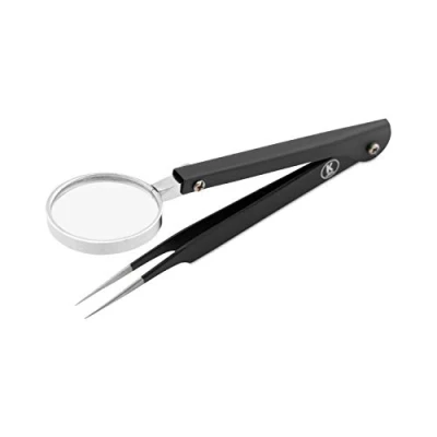 Imagen de K Pro Pinza con Lupa Herramienta Multifuncional de Acero Inoxidable