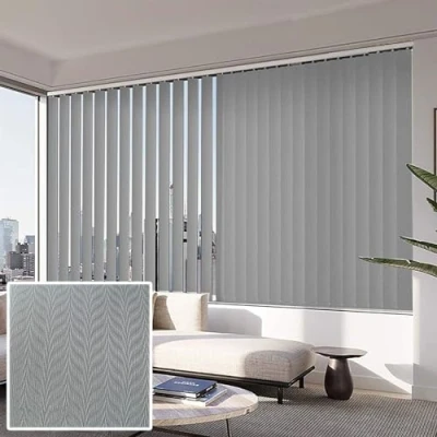 Imagen de Cortina Lamas Verticales Translúcida,Persianas Para Ventanas,Cortinas De Privacidad,Persianas Venecianas Oficinas Casa,Persianas Tela Lamas,WxH 60x220cm/23.5x87in