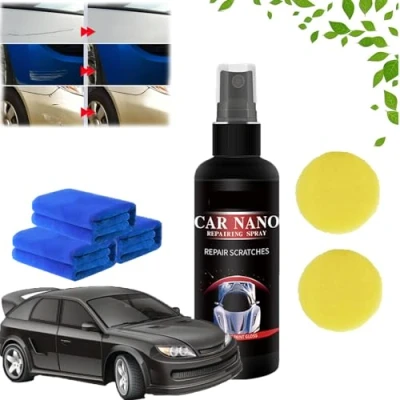 Imagen de Car Nano Repairing Spray, Spray Reparador ArañAzos Coche, Coat Scratch Master Repara De Coche (100ML 1PC)