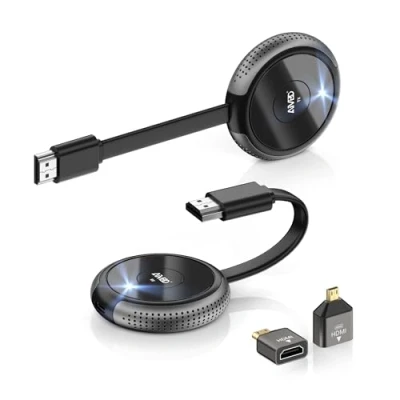 Imagen de HDMI Inalámbrico 4K, Transmisor y Receptor 5G, Wireless Transmitter Receiver 165FT/50M, Transmisión de Laptop/Cámara/TV Box/Phone/PS a Televisión/Monitor/Proyector