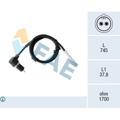 Imagen de Sensor, revoluciones de rueda FAE 78555
