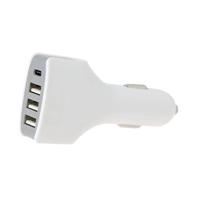 Imagen de Adaptador Mechero Coche Edenwood A/c 3 Usb a Y 1 Tipo C Blanco