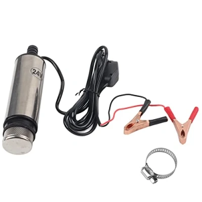 Imagen de DC 24V Bomba sumergible de acero inoxidable transferencia para herramienta reabastecimiento queroseno, aceite diesel y agua (24V)