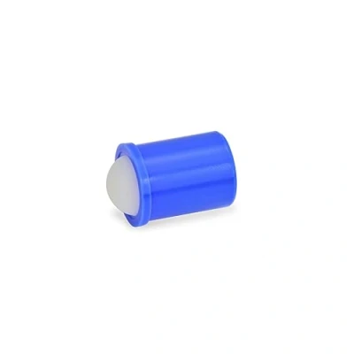 Imagen de Piezas de presión elásticas Ganter Normelemente, para insertar a presión, GN 614, acero inoxidable y plástico, Azul, 614 6 KD