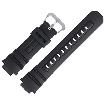 Imagen de Casio AW 591 Correa para reloj (25 mm, plástico), color negro