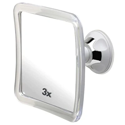 Imagen de Mirrorvana Espejo de Ducha Afeitado Antivaho con Ventosa, Aumento 3X, 16 x cm