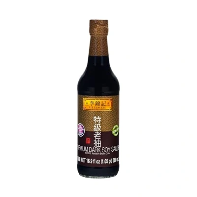 Imagen de Lee Kum Kee Salsa de soja, oscuro, Premium, 2 unidades (2 x 500 ml)