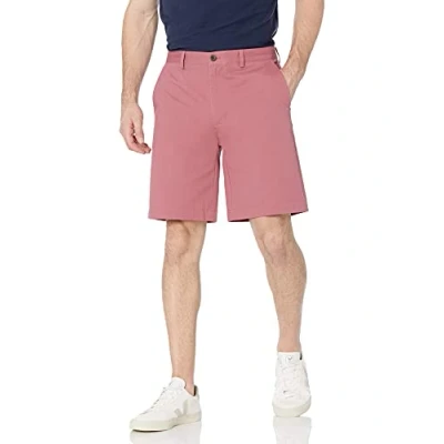 Imagen de Amazon Essentials Pantalones Cortos Chinos de 23 cm con Corte Clásico Hombre, Rosa, 29W
