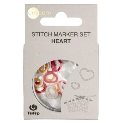 Imagen de Tulip Stitch Markers, Yellow, White, Red, S/M/M