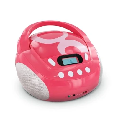 Imagen de Metronic Radio, Reproductor de CD y MP3 portátil Gulli, para niños, con Puerto USB