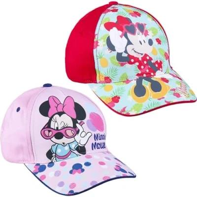 Imagen de Mickey &amp; Minnie Baseball Gorra para niños, Talla: One Size, Rot