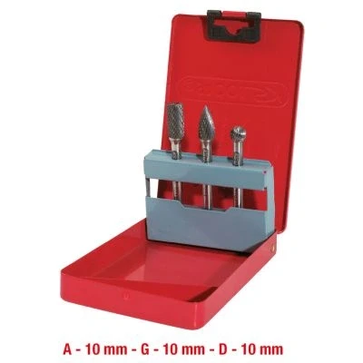 Imagen de KS TOOLS 515.3203 Juego de fresadoras Metal duro Caja chapa acero