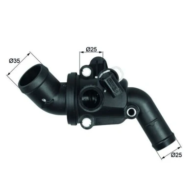 Imagen de MAHLE ORIGINAL TI 14 87 Termostato, refrigerante con junta MERCEDES BENZ: Clase B, A