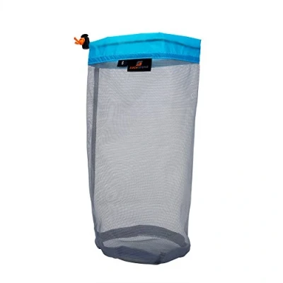 Imagen de Saco de Almacenamiento Malla, Bolsa Material Malla organizar para Acampar Viajar Senderismo(S Azul) Camping