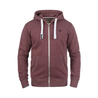 Imagen de Solid Sdbennzip Sudadera con cremallera Wine red, Hombre, Talla: Medium, red