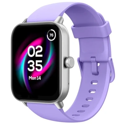 Imagen de TOOBUR Reloj Inteligente Mujer con Alexa, 1.8&quot; smartwatch Deportivo 100 Deportes, Recibir y Contestar Llamadas, Podómetro pulsómetro, IP68 Impermeable Nadar, Compatible Android iOS