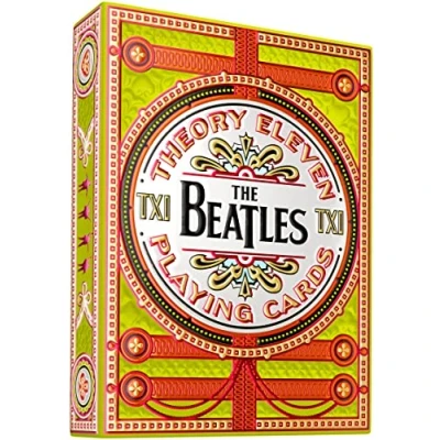 Imagen de theory11 Cartas de The Beatles Premium Baraja verde con licencia oficial coleccionista