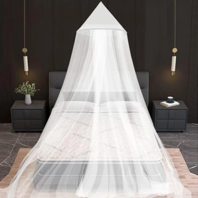 Imagen de ZZRSYJ Dosel mosquitera, Mosquitera Cama Matrimonio, White Dome Malla de para Individual y Doble contra Mosquitos E Insectos Decorar la habitación (B)