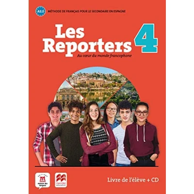 Imagen de Les Reporters 4 A2.2 Livre Leleve +cd