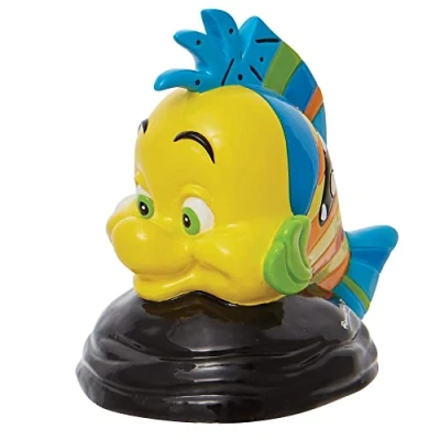 Imagen de Enesco Figura Disney la Sirenita flounder Estilo Britto