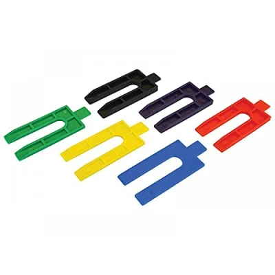 Imagen de Faithfull Tools FAIWEDGE100 Cuñas de embalaje plástico transparente (Pack 100)