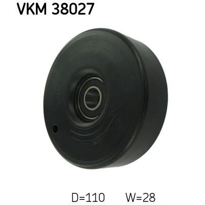Imagen de SKF VKM 38027 Rodillo Guia MERCEDES BENZ: Clase C Berlina, ML, Sprinter 2 T Furgón, VOLKSWAGEN: LT 28 46 Kasten, 35 II Bus