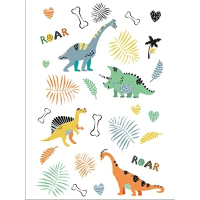 Imagen de Folat 68362 Tatuajes Dino Roars, multicolor