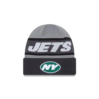 Imagen de New Era York Jets NFL 2023 Sideline Tech Knit CW Gray Beanie One Size