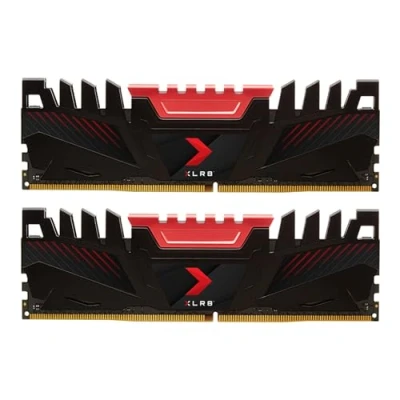 Imagen de PNY XLR8 Kit de Módulos Memoria RAM DDR4 para Ordenador Escritorio DIMM 3200 MHz 32GB (2x16GB) Negro