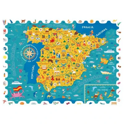 Imagen de Puzzle Detective Mapa de España