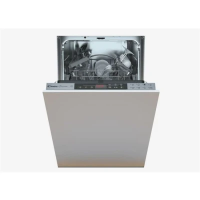 Imagen de Lavavajillas integrable Candy Brava CDIH 2T1047, 10 servicios, 8 programas, 45cm, Inicio Diferido, Inox