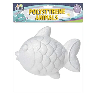 Imagen de Craft Planet Forma de poliestireno, Blanco, Goldfish