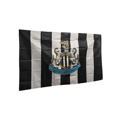 Imagen de Hy Pro bandera oficial del Newcastle United F.C. Crest de 5 x 3 pies NUFC, fútbol, F.C., mercancía United, regalo