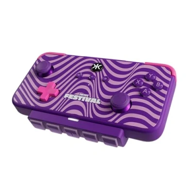 Imagen de CRKD NEO S Controller Purple Wave for Nintendo Switch, PC, Mobile, Smart TV (Fortnite Festival Edition)