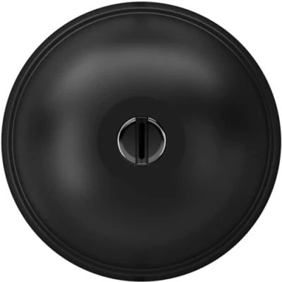 Imagen de MERONI UFO3 Comfort Simple Cerradura antirrobo de alta seguridad para vehículos utilitarios, bloqueo automático, acero inoxidable (Negro)
