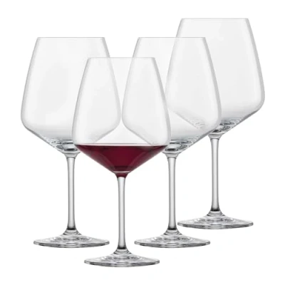 Imagen de Schott Zwiesel Copas de vino tinto Burdeos (juego 4 unidades), atemporales para tinto, apto lavavajillas, fabricado en Alemania (número referencia 123608)