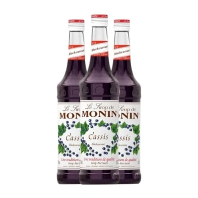 Imagen de Schnapp MoninCocktail Sirope Cassis 70 cl (Caja de 3 Botellas cl)
