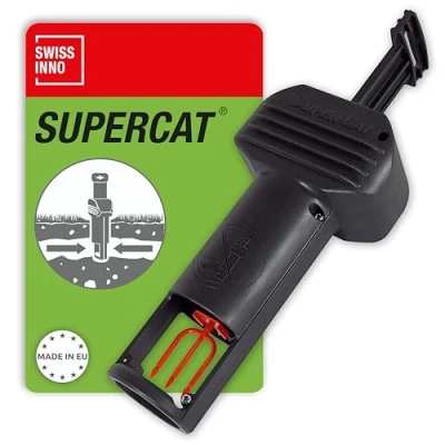 Imagen de Trampa de Ratas jardín SuperCat Sistema Control Fabricado en Europa Acción Captura 1