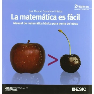Imagen de La matemática es fácil: Manual de básica para gente letras (Libros profesionales)