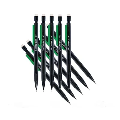 Imagen de Connect Mechanical pencil 0.7 mm Lápiz mecánico (Negro, 0,7 mm, 10 pieza(s))