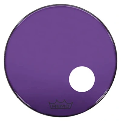 Imagen de Remo Colortone P3 1322 CT PUOH Powerstroke 3 Cabezal de tambor (22 pulgadas), color morado