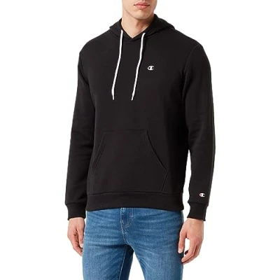 Imagen de Champion Basic Hooded Jersey con capucha, Hombre, Talla: Medium, Black