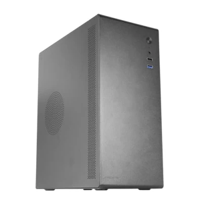 Imagen de Tacens NOVAX550BR, Caja PC Micro ATX + Fuente Alimentación 550W 80Plus Bronce 230V, Diseño Totalmente Metálico, 1x Ventilador Trasero 80mm, Minitorre con Amplia Capacidad Interna, Negro