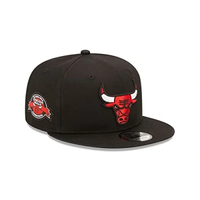 Imagen de New Era TEAM SIDE Patch 9FIFTY Gorra, Talla: M/L, Chicago bulls blkfdr