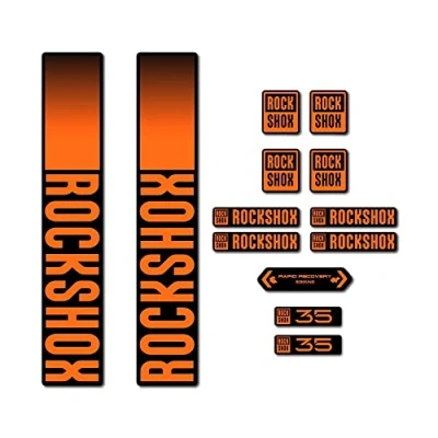 Imagen de STAR SAM Pegatinas Compatibles con horquilla bici Rock Shox 35 2021 Naranja 1 CMT
