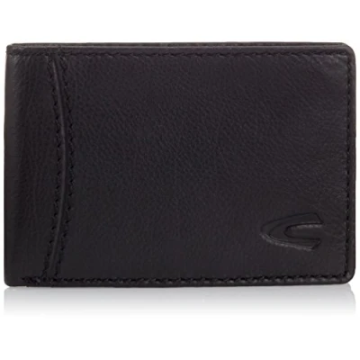 Imagen de camel active Cordoba Monedero para Hombre, 000224, Negro, 11,5 x 2 8,5