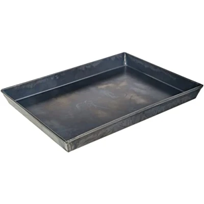 Imagen de Hornear cacerolas Agnelli Rectangular Sheet Metal Azul, Espesor 0,8 cm, Negro, 40x30x3 cm