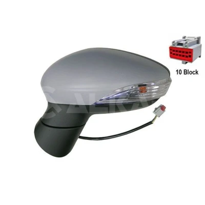 Imagen de Espejo retrovisor Alkar 6139362 izquierda imprimado eléctrico calefactable, asférico FORD: FIESTA 6, 6 Van