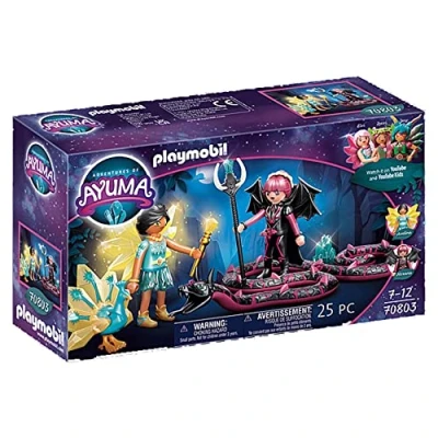 Imagen de PLAYMOBIL Adventures of Ayuma 70803 Crystal Fairy y Bat con Animales del Alma, A Partir de 7 años